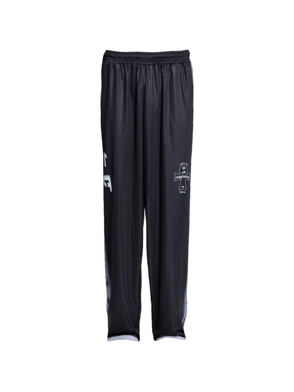 Prototypes Logo-print Track Pants In Black