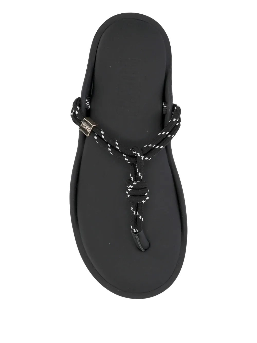  Flòwze Knotted Flat Sandals - Black 