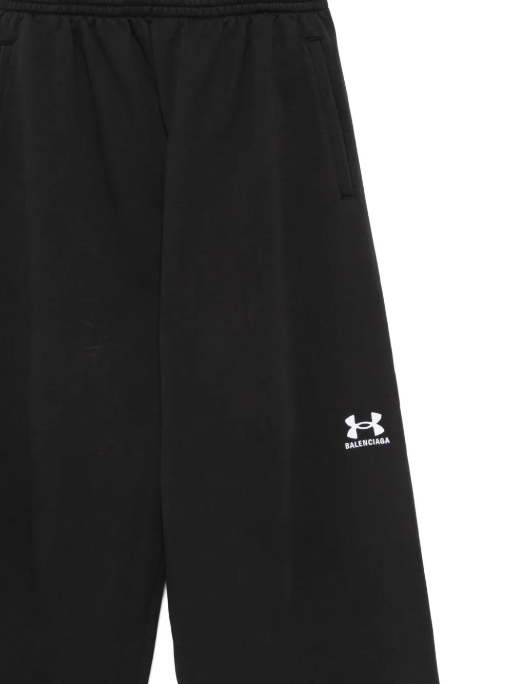 Balenciaga elasticated logo trousers - Zwart