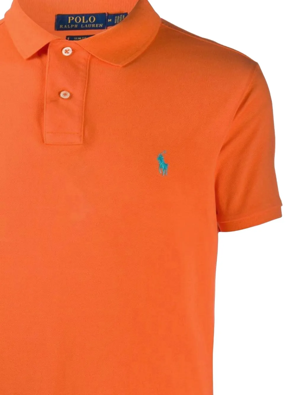 Polo Ralph Lauren T-shirt Collared Short Sleeves In Orange