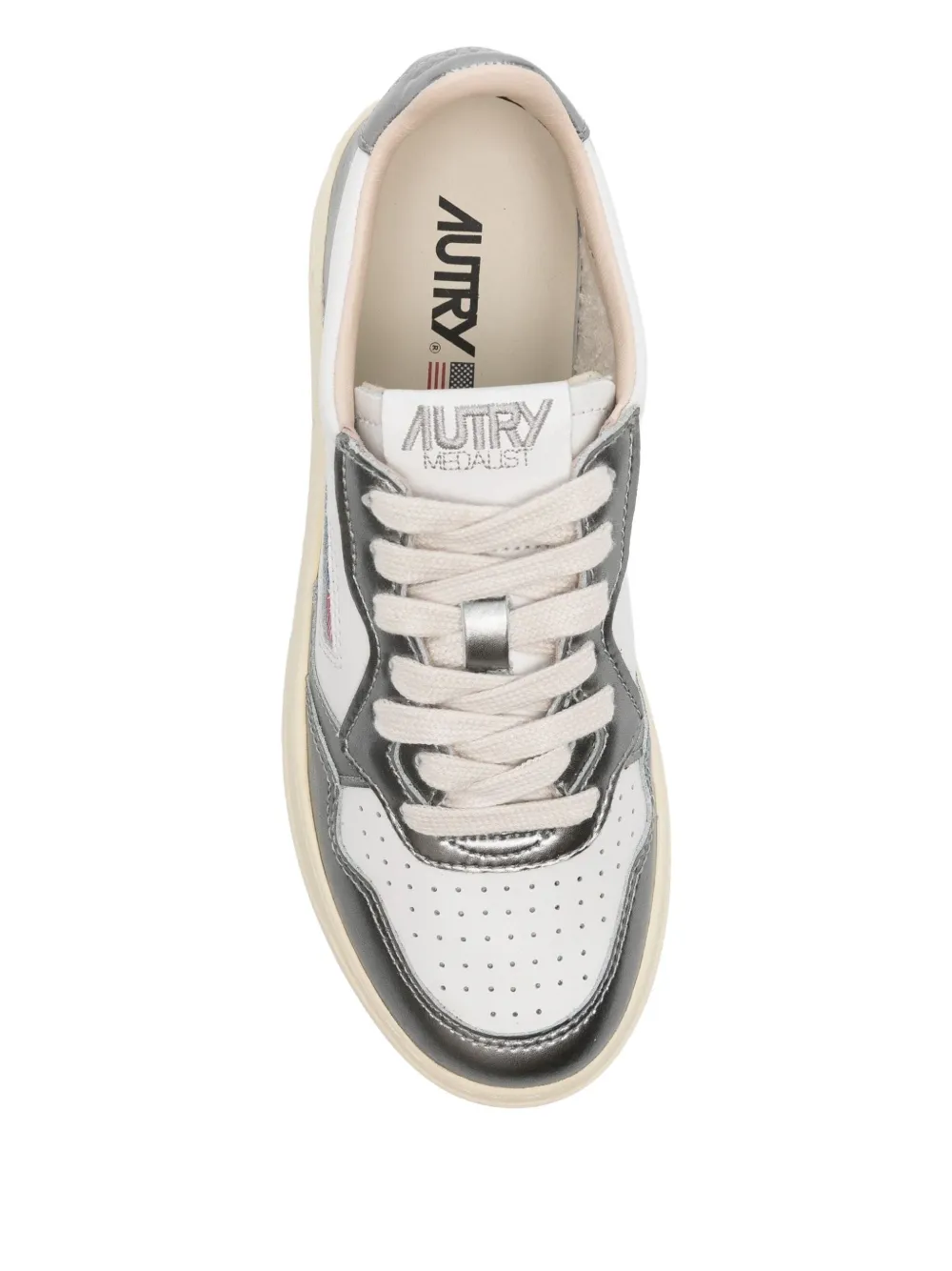 Autry Medalist leren sneakers Wit
