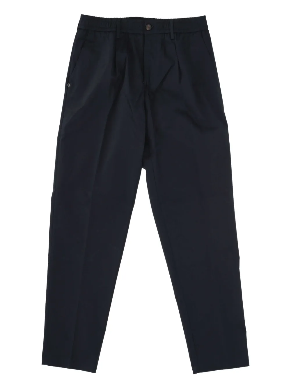 White Sand button-fastening pleated trousers | Blue | Image 1