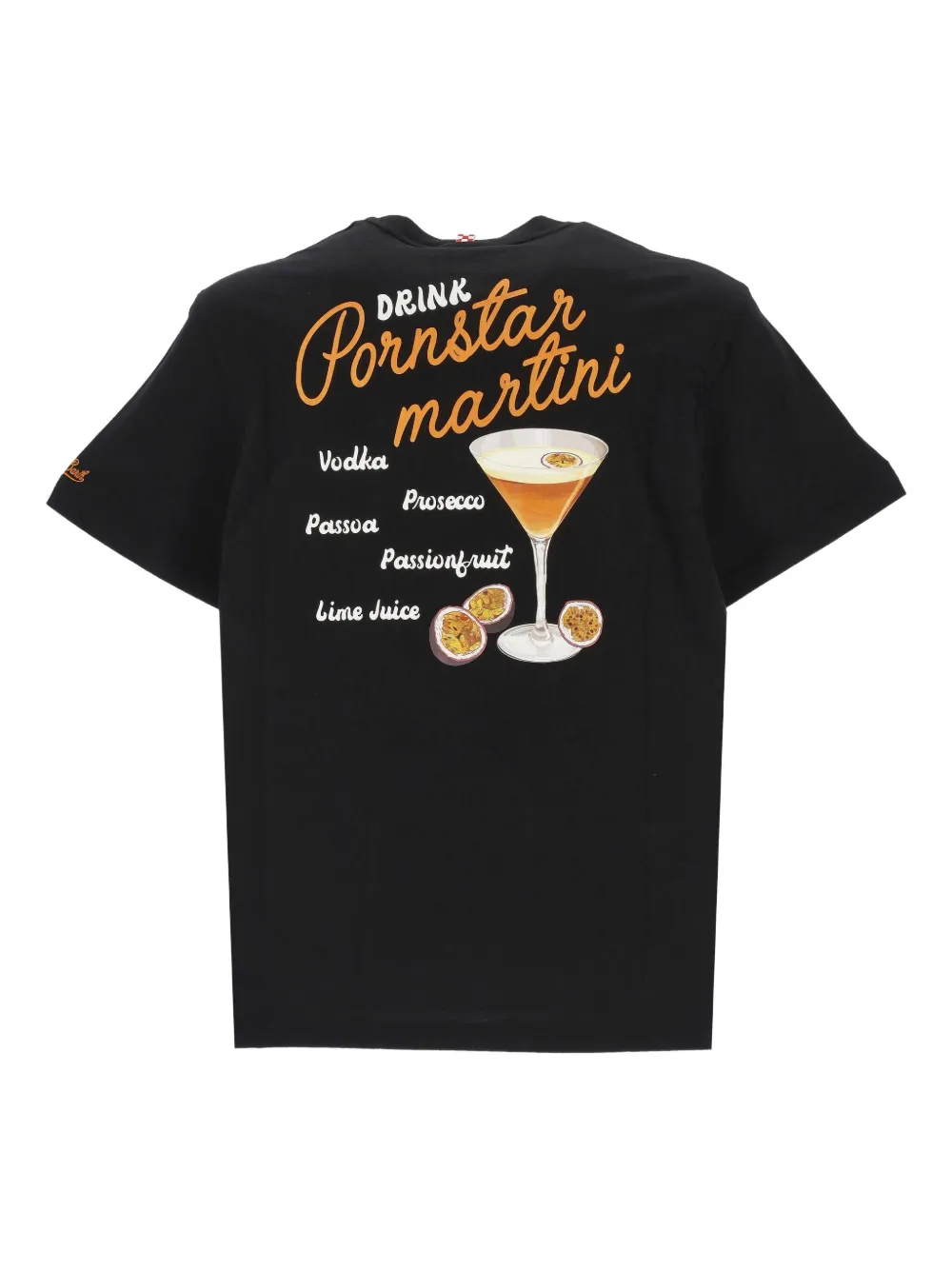 MC2 Saint Barth crew-neck cotton T-shirt - Zwart