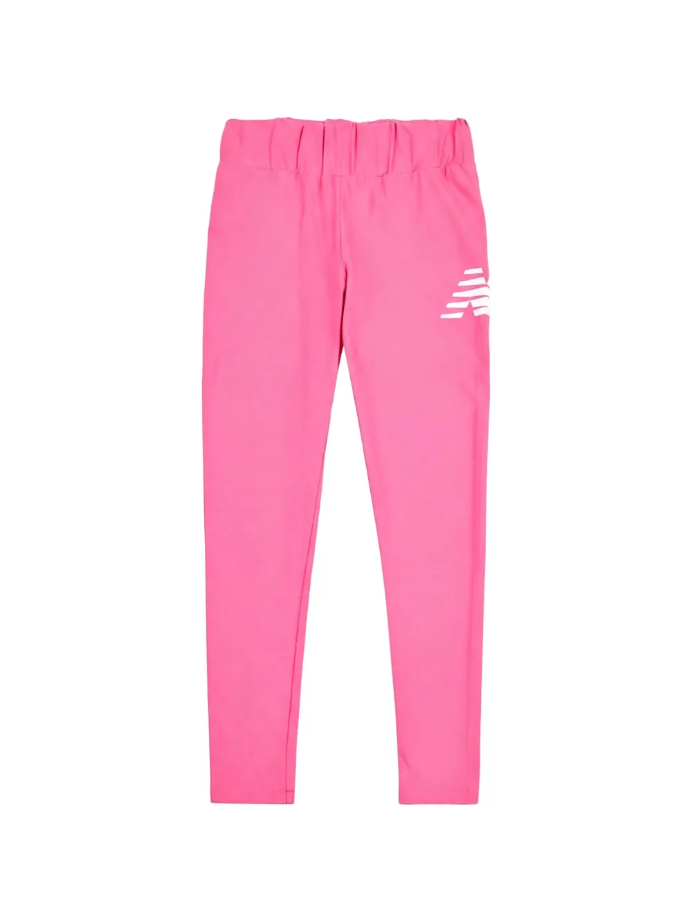 New Balance Kids Leggings con stampa logo - Rosa