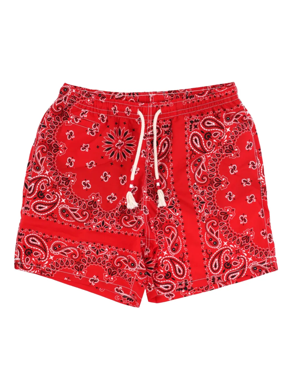 MC2 Saint Barth shorts de playa con estampado de bandana | rojo | Image 1