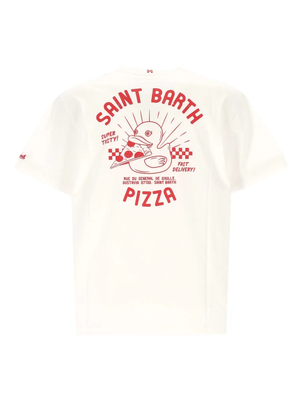 MC2 Saint Barth pizza-print T-shirt - Wit