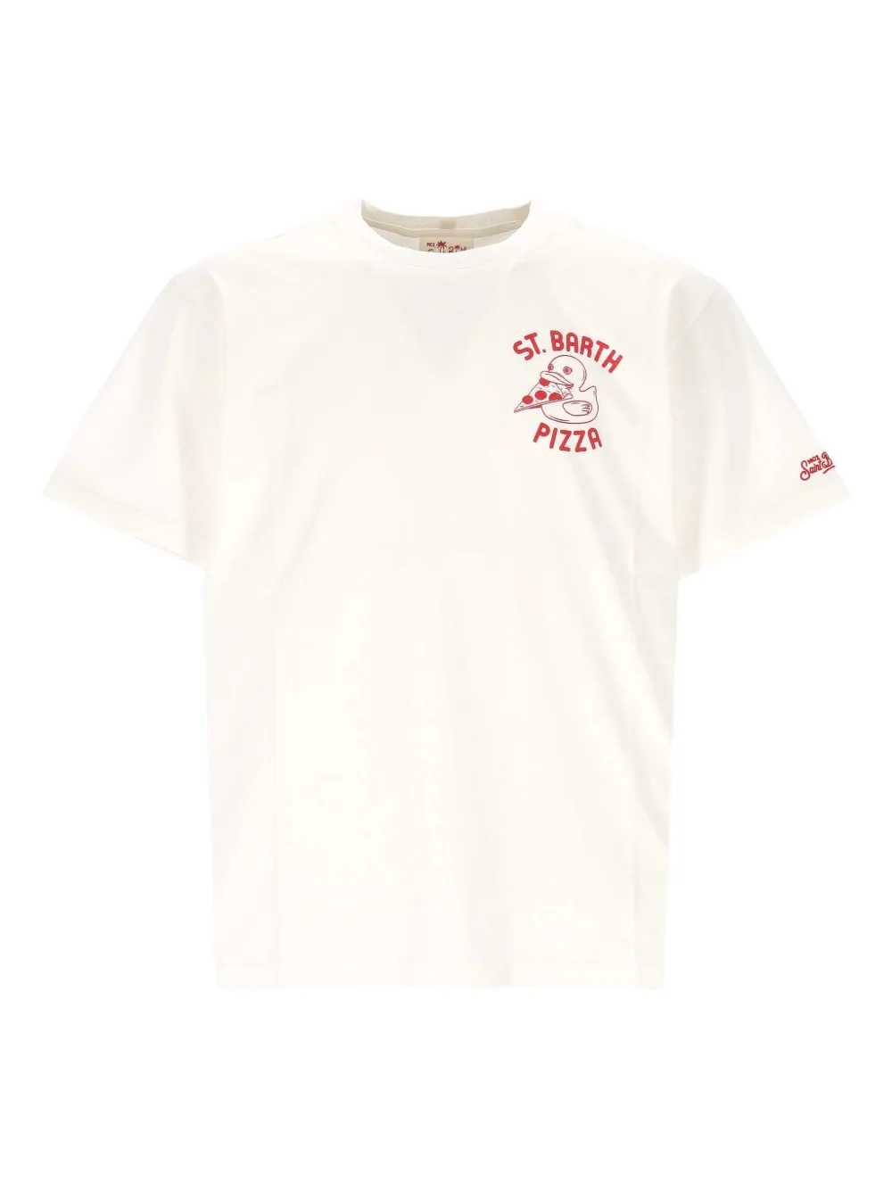 MC2 Saint Barth playera con pizza estampada | blanco | Image 1