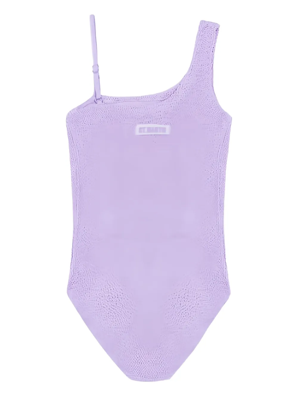 MC2 Saint Barth Kids Asymmetrisch badpak met gekreukt effect Roze