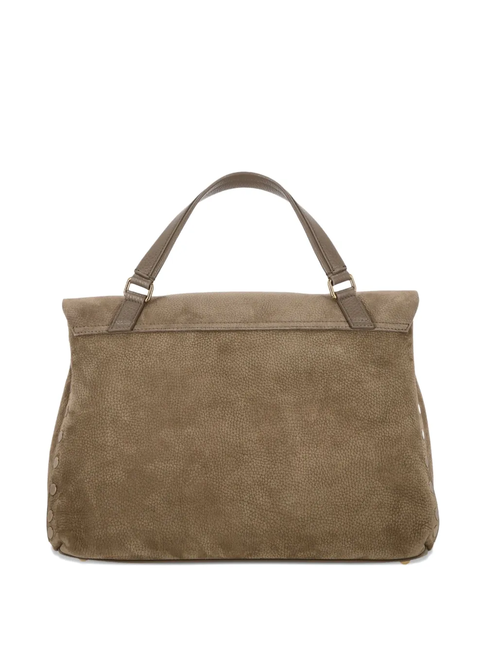 Zanellato studs turnlock shoulder bag - Grijs
