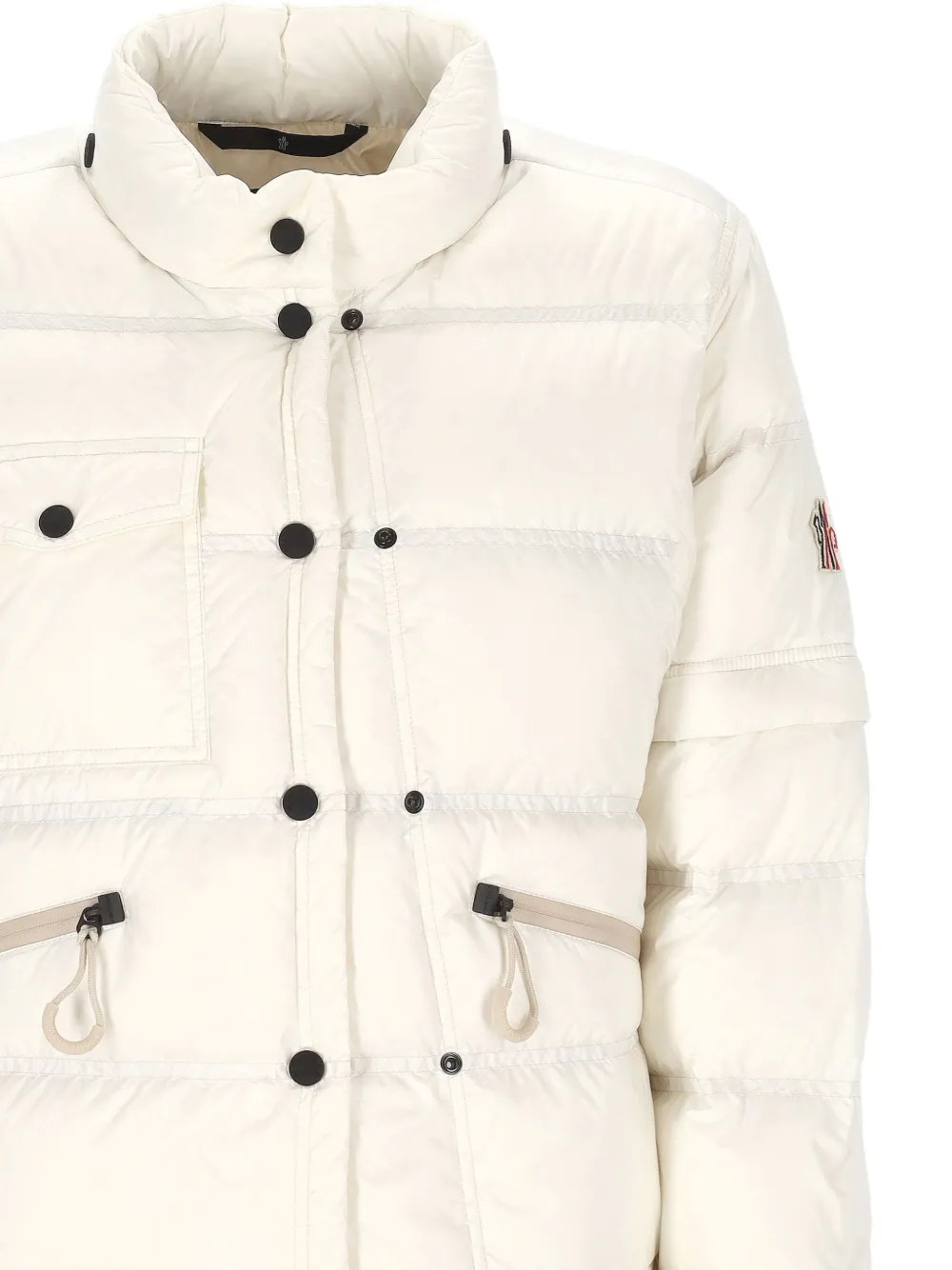 Moncler Removable-sleeves Puffer Jacket In Neutral