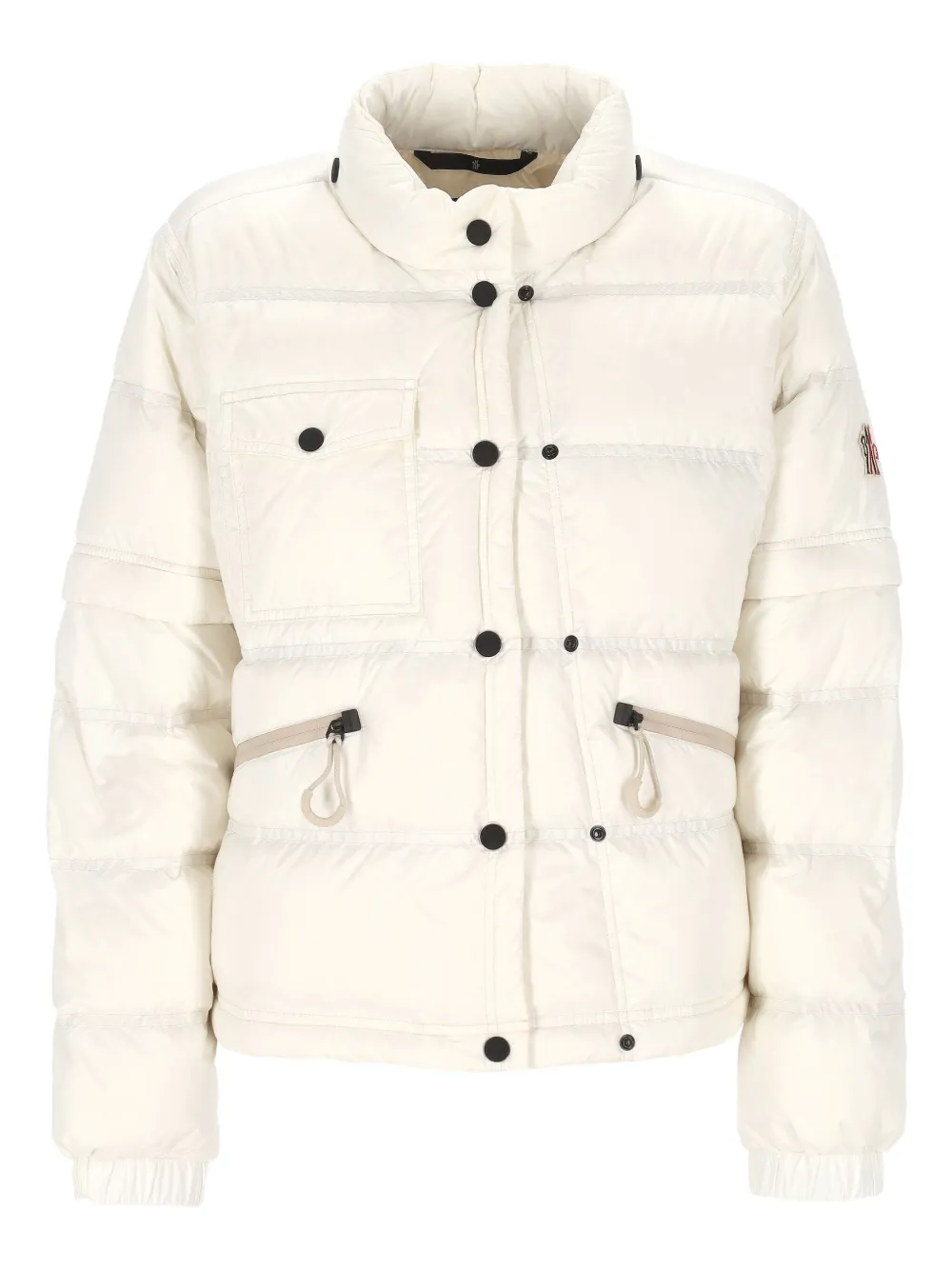 Moncler Removable-sleeves Puffer Jacket In Neutral