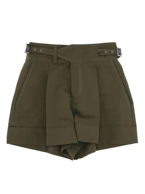PT Torino belted pleated shorts 