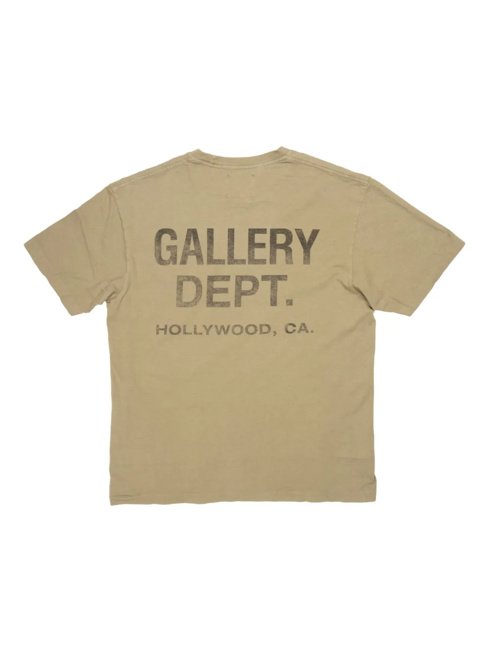 Gallery Dept. Logo T-shirt In Brown