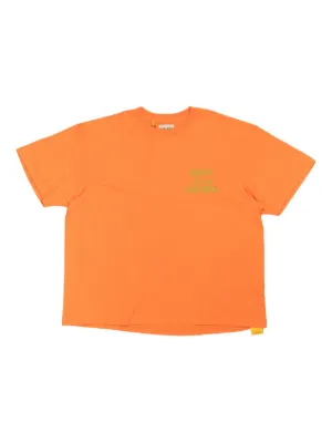 Courrèges gradient-effect logo-embroidered T-shirt | Multicolour