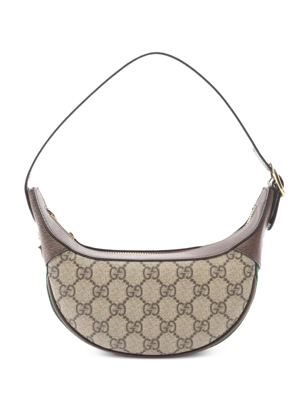 Gucci Pre-Owned 2016-2025 Mini GG Supreme Web Ophidia shoulder bag | Brown | Image 1