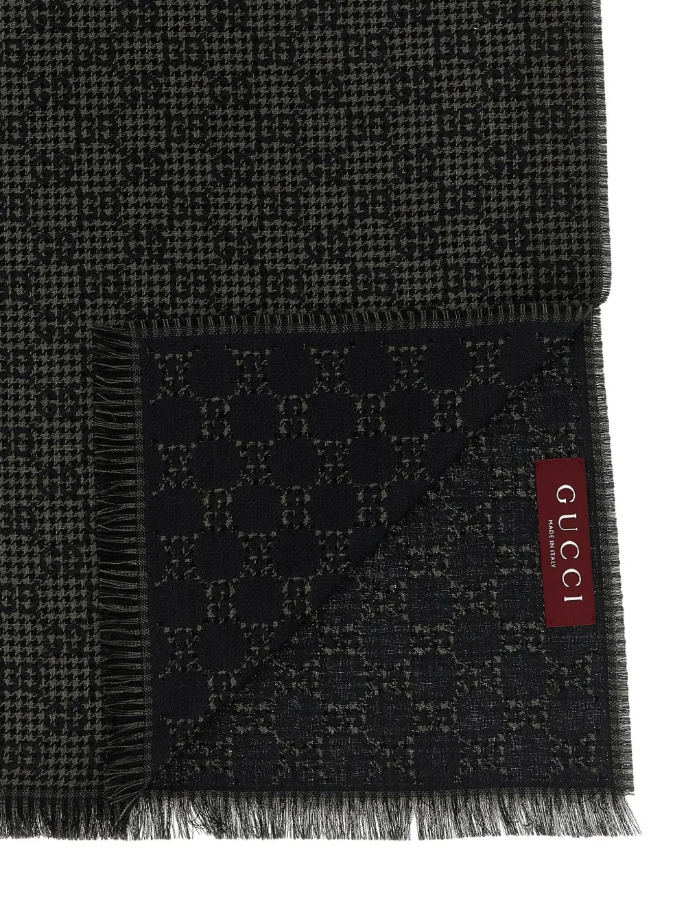 Gucci GG jacquard fringed scarf | Image 2