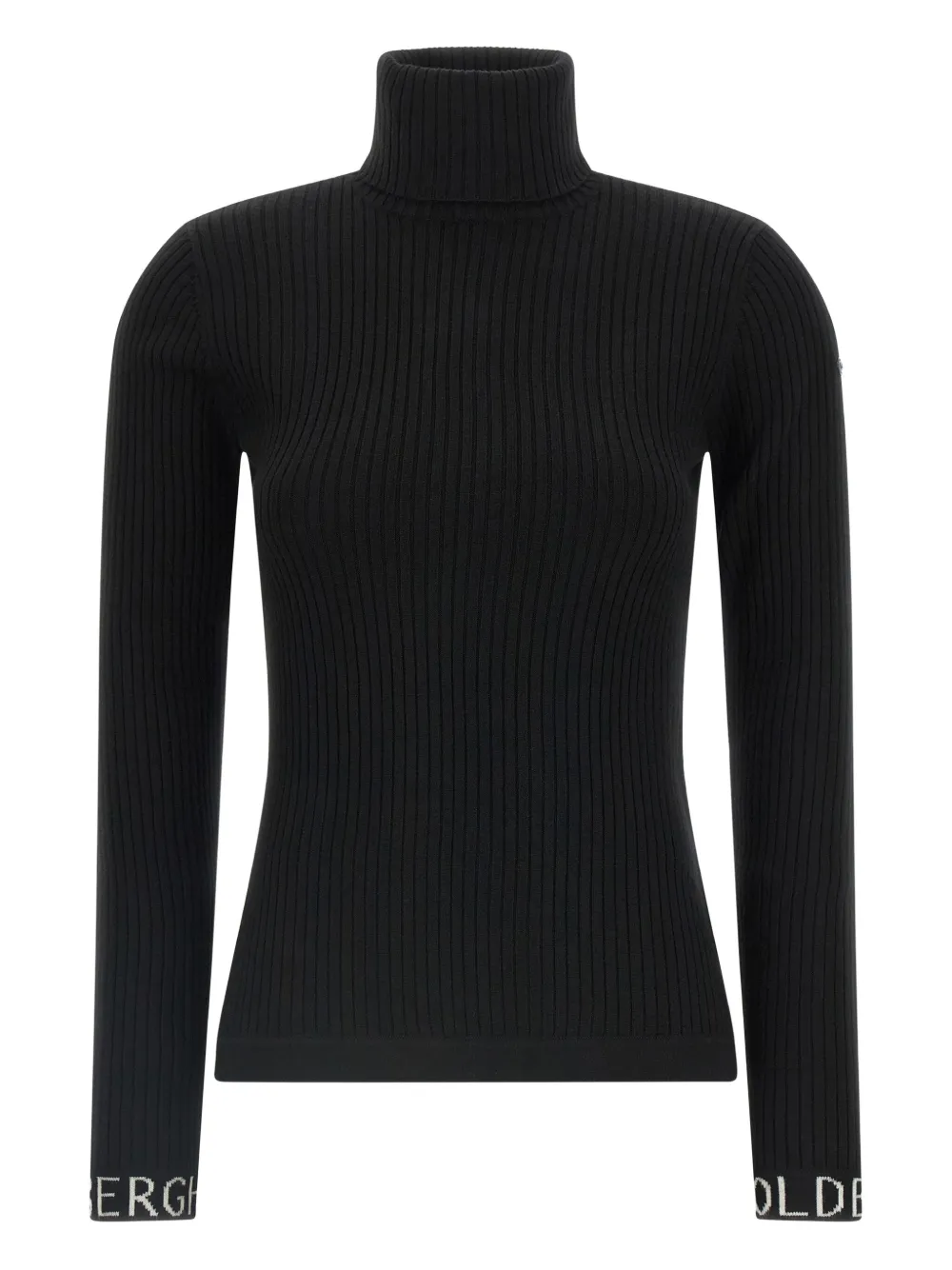 Goldbergh Mira ribbed turtleneck sweater - Nero