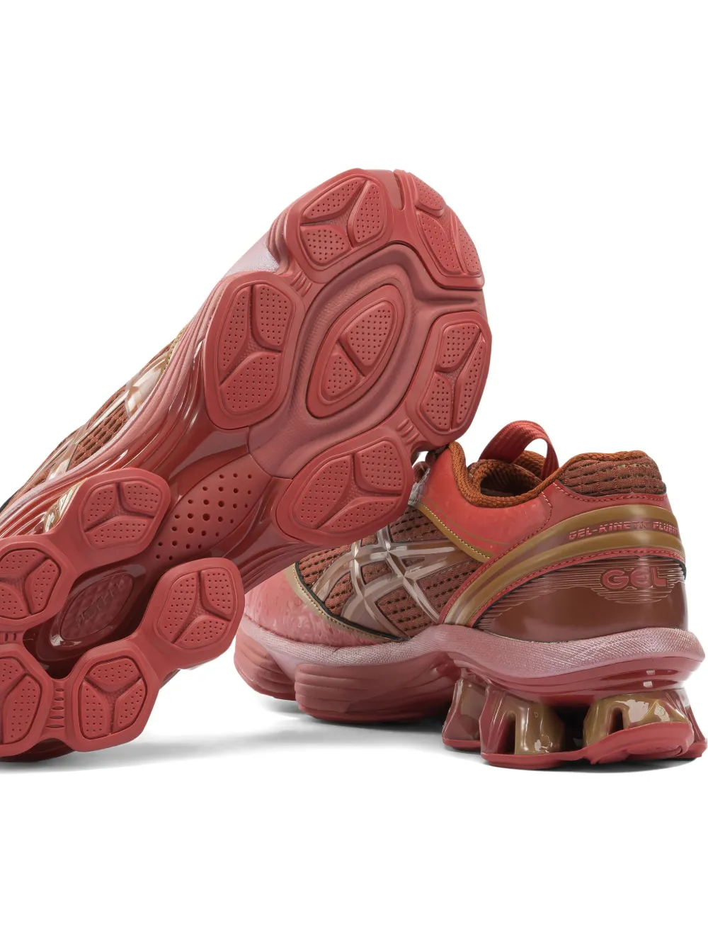 Asics X Kiko Kostadinov Studio Gel-kinetic Fluent Us6-s Lace-up Panelled Sneakers In Multi