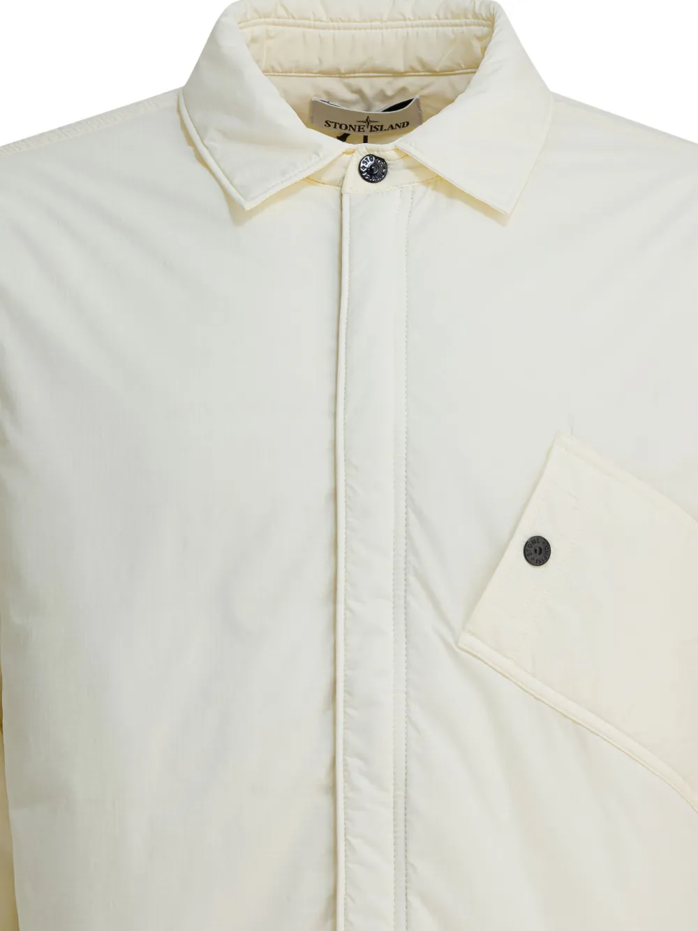 Stone Island Shirtjack met opgestikte zak Wit