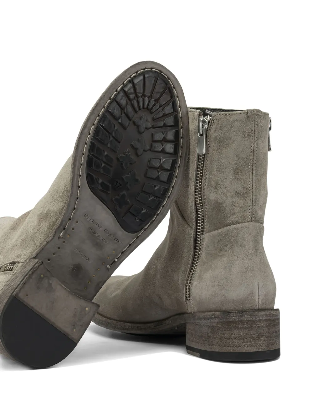 Officine Creative Lison 066 laarzen met rits Grijs