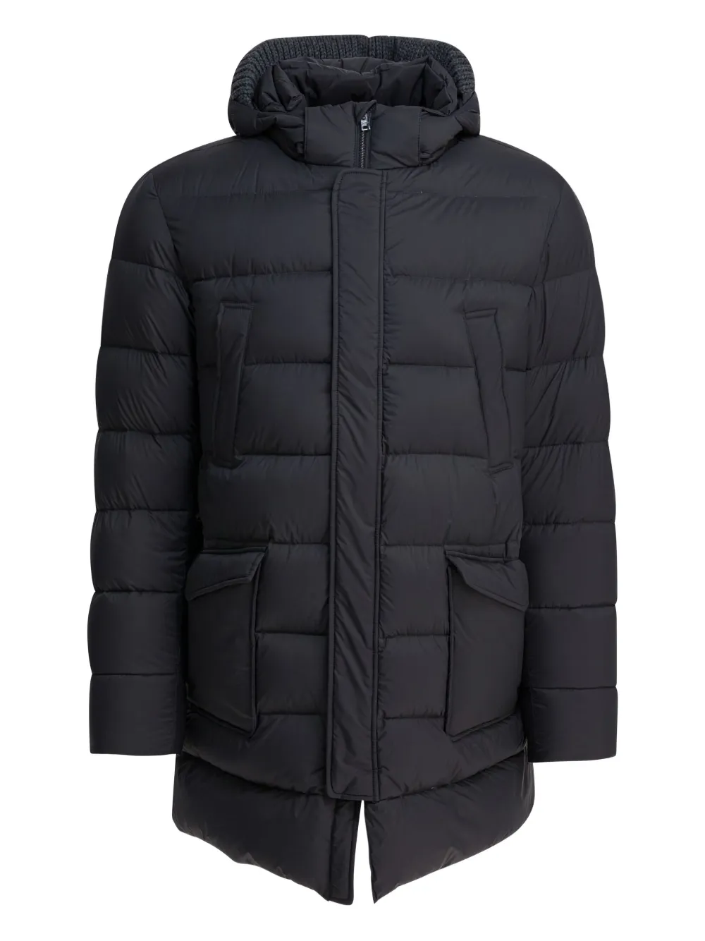 Herno plumífero con capucha | negro | Image 1