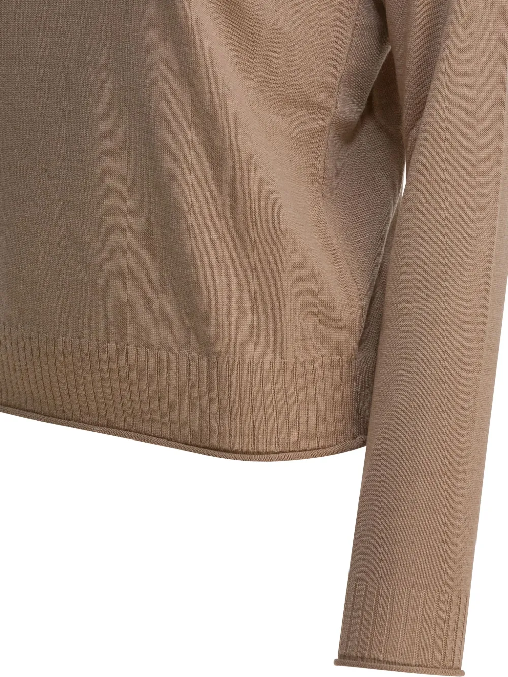 Ines De La Fressange Angelica Merino Wool Sweater In Brown