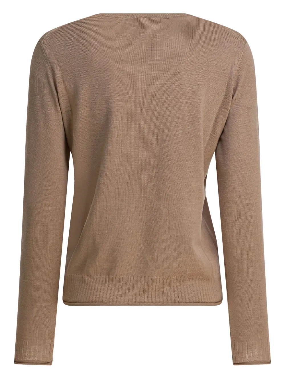 Ines De La Fressange Angelica Merino Wool Sweater In Brown