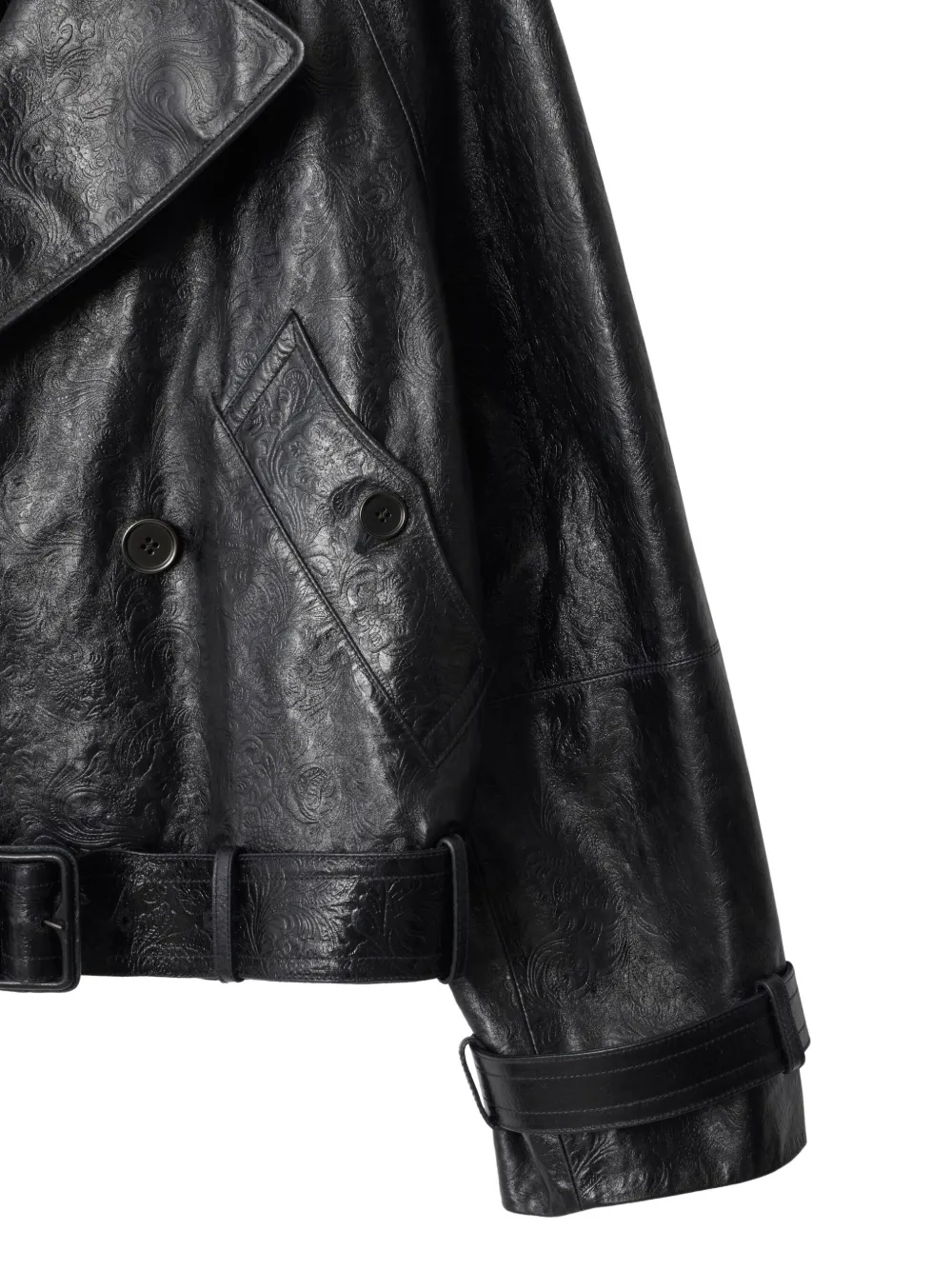 Burberry embossed leather jacket | Leather Jackets | Image 2