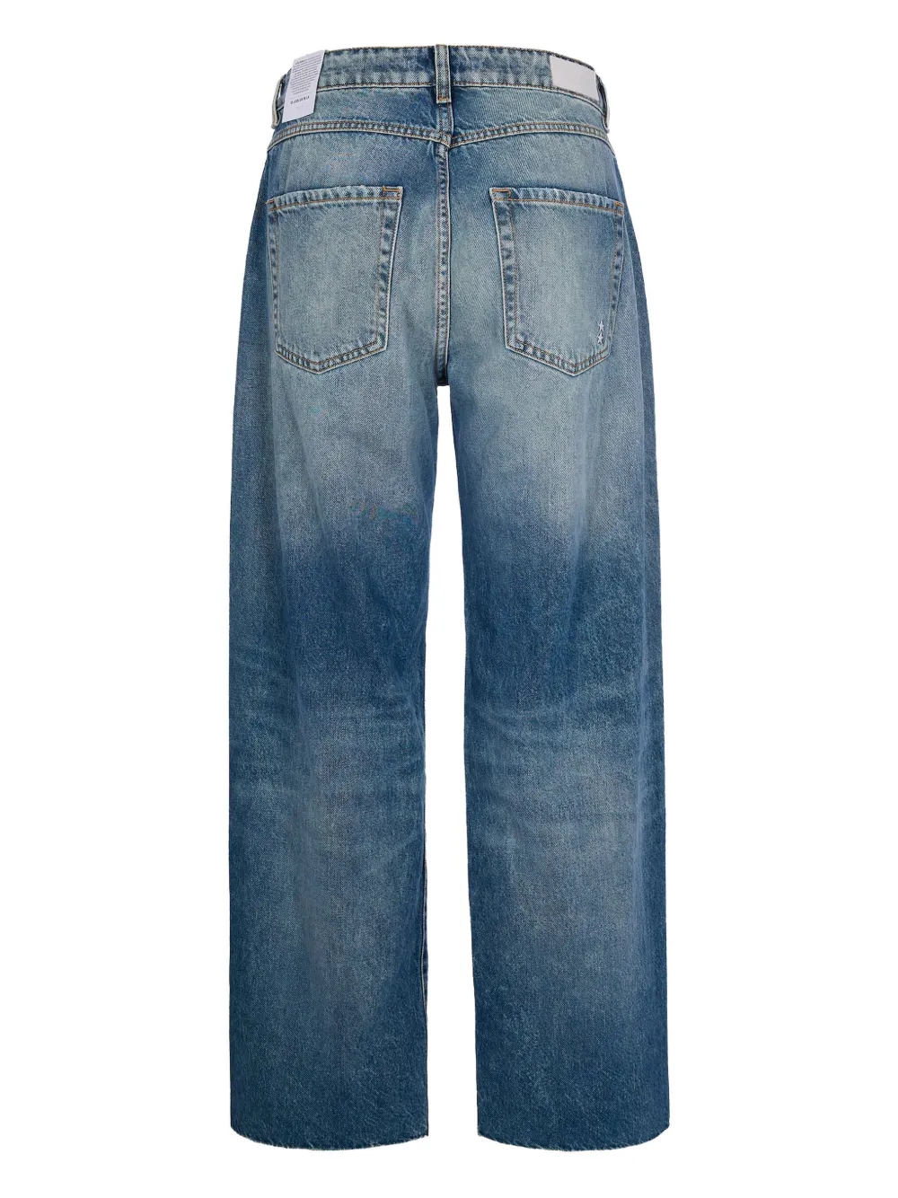 ICON DENIM star-detail cotton jeans - Blauw