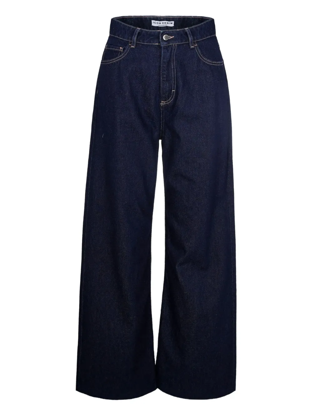 ICON DENIM star-detail cotton jeans - Blu