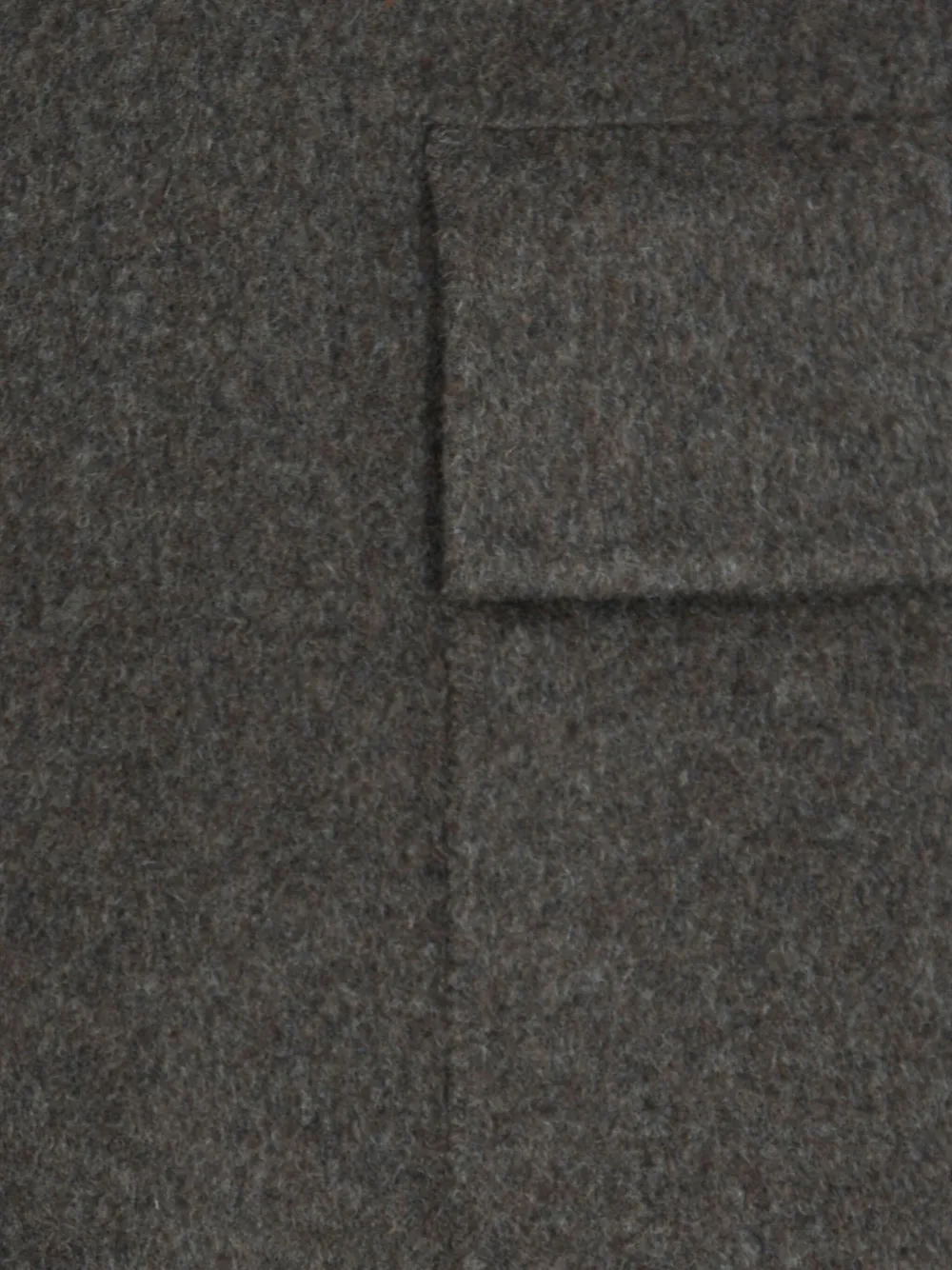 P.A.R.O.S.H. Mini-rok met klepzak Bruin