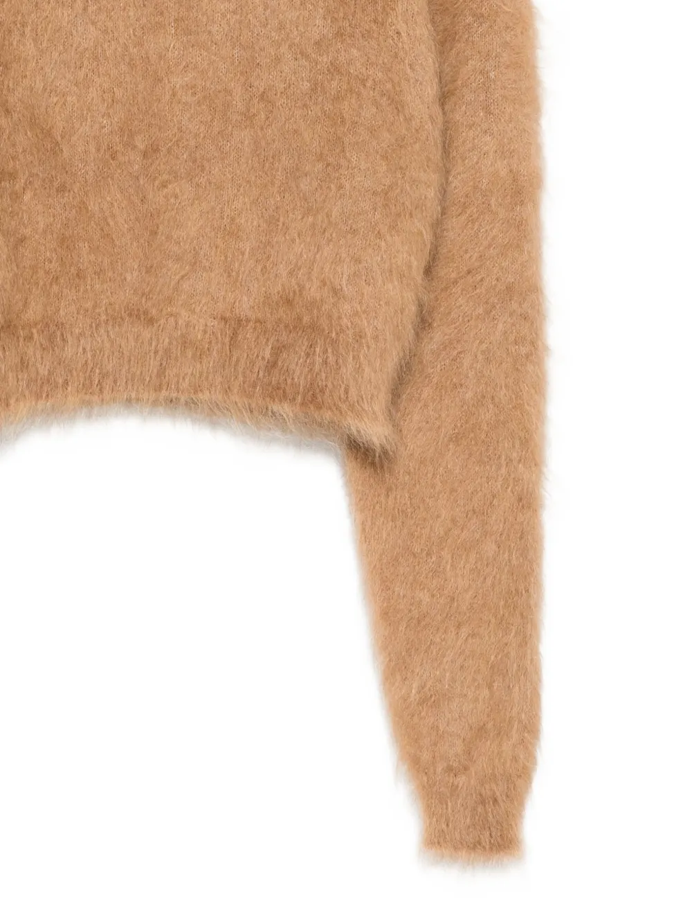 Giuseppe Di Morabito Ribbed-hem Sweater In Brown