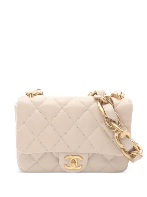 CHANEL Pre-Owned 2021-2025 Small Quilted Lambskin Funky Town Flap shoulder bag