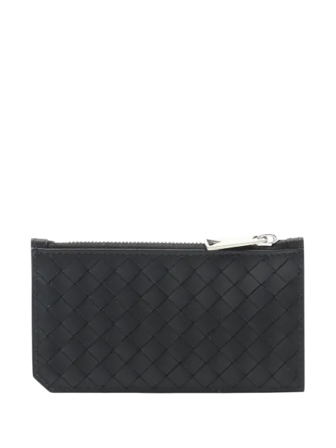 Bottega Veneta Pre-Owned tarjetero Calfskin Intrecciato Piccolo Zipped Case 2012-2025