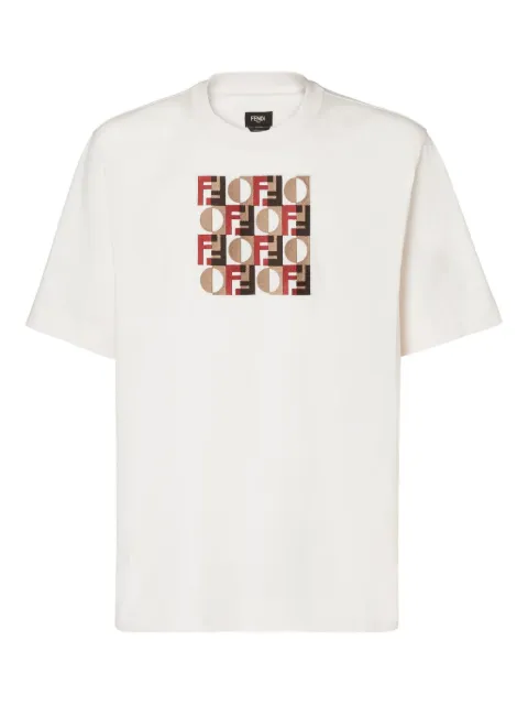 FENDI patterned-print T-shirt