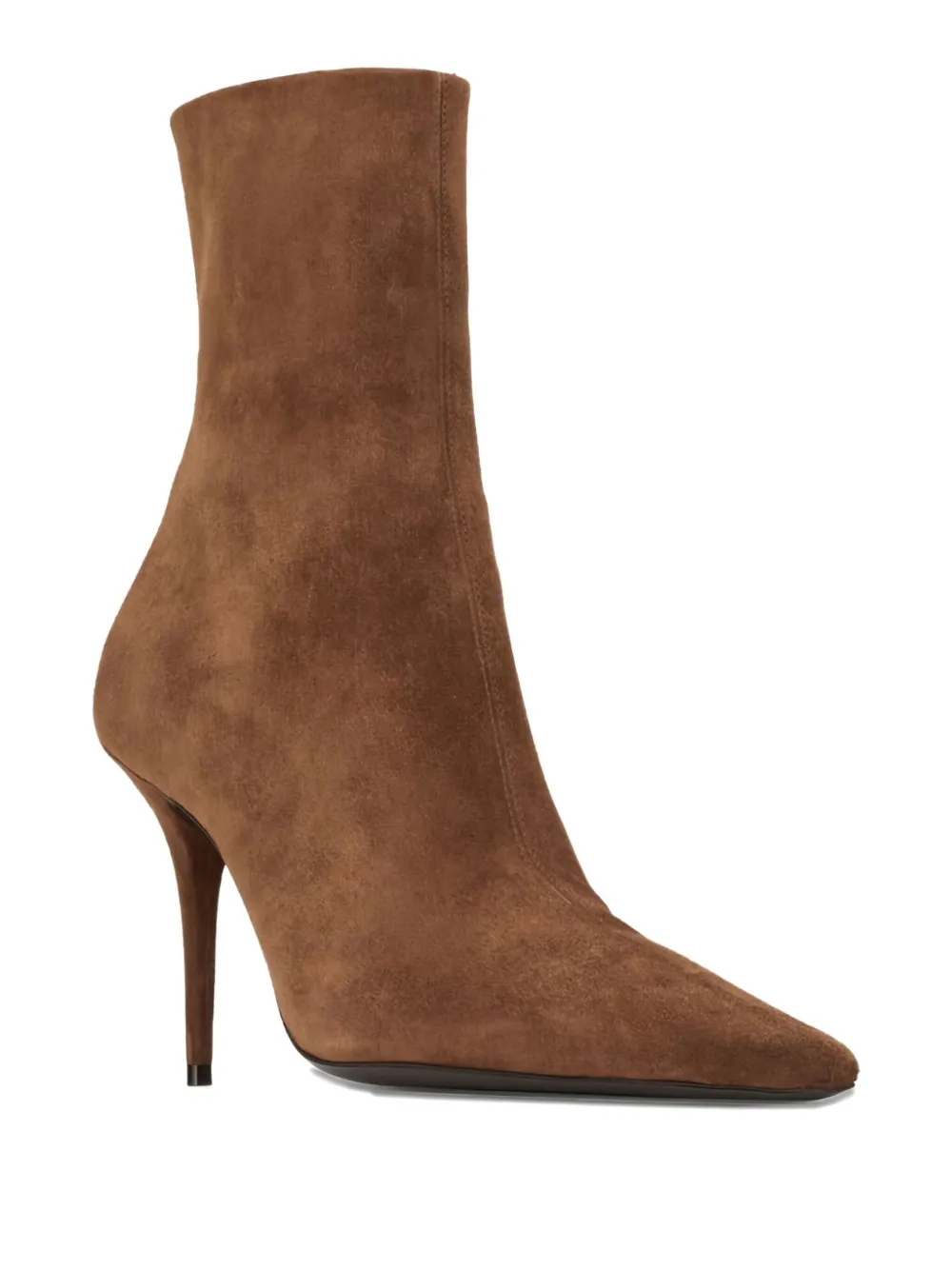 Saint Laurent 90 mm Ashley suède laarzen Bruin