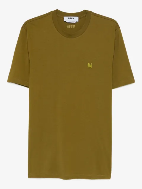 MSGM playera con logo bordado