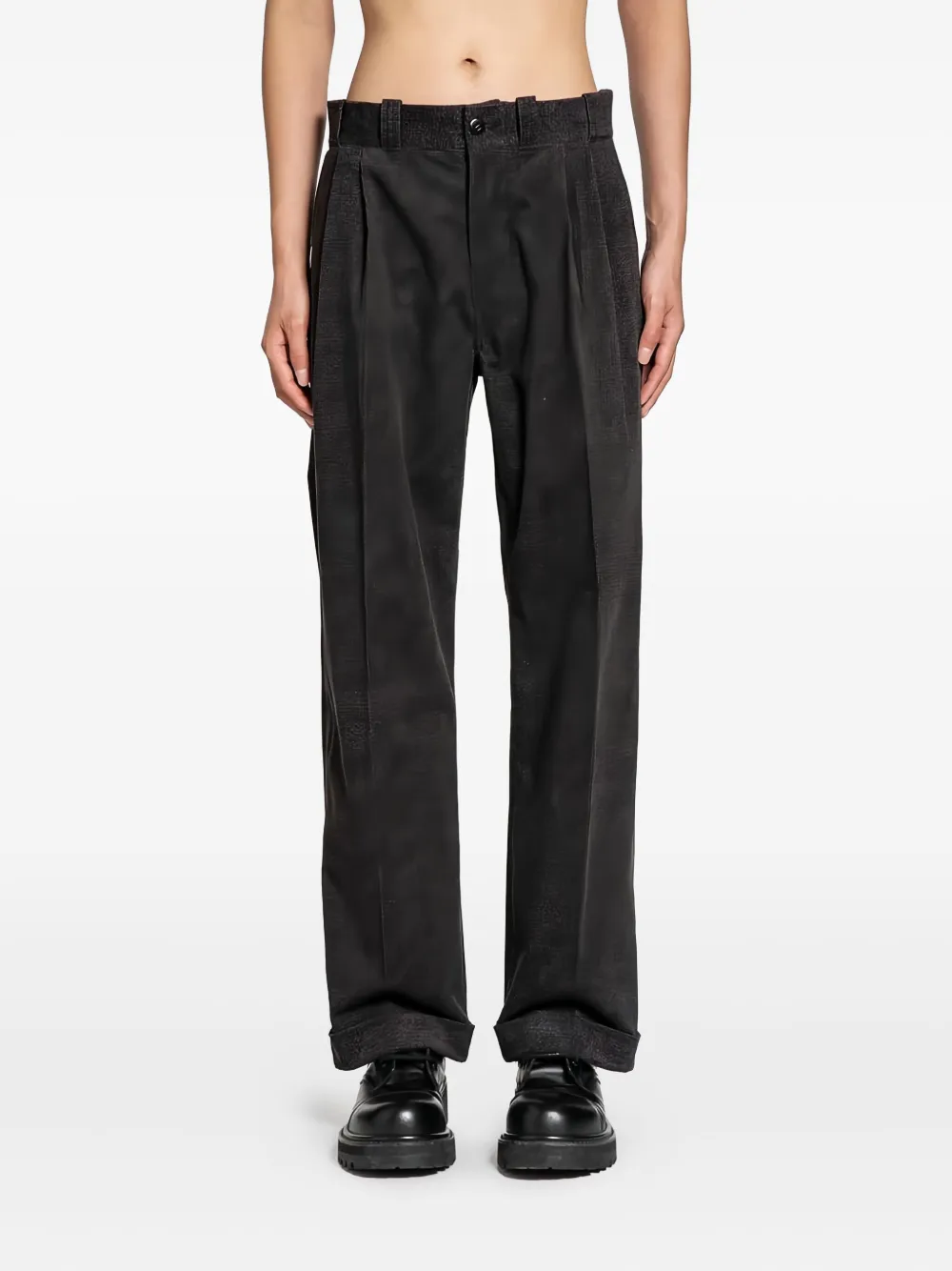 TAIGA TAKAHASHI LOT. 201 work trousers - Grigio