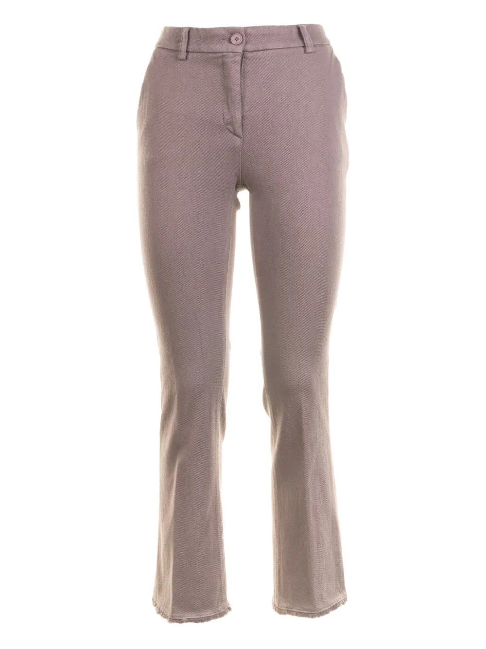 Via Masini 80 frayed-hem trousers | Pink | Image 1