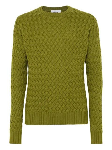 ALPHA STUDIO textured-knit sweater