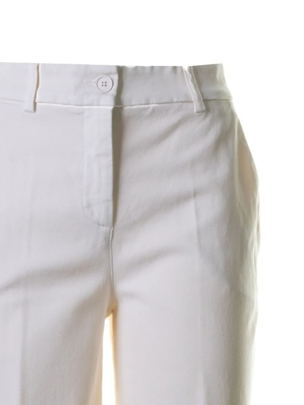 Via Masini 80 pressed-crease trousers - Beige