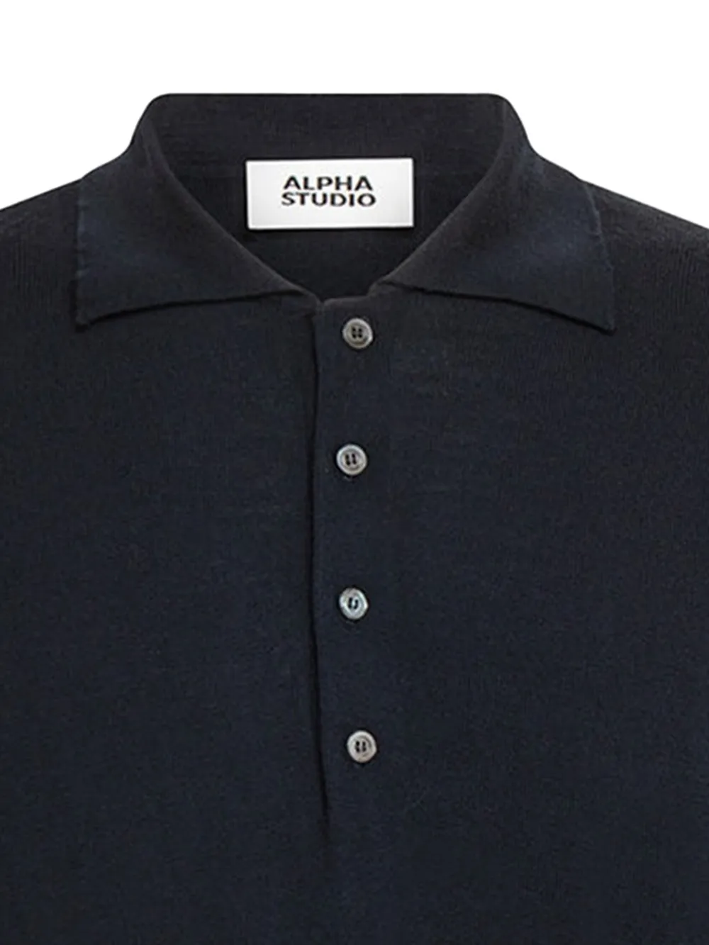 ALPHA STUDIO long sleeve polo shirt | Image 2
