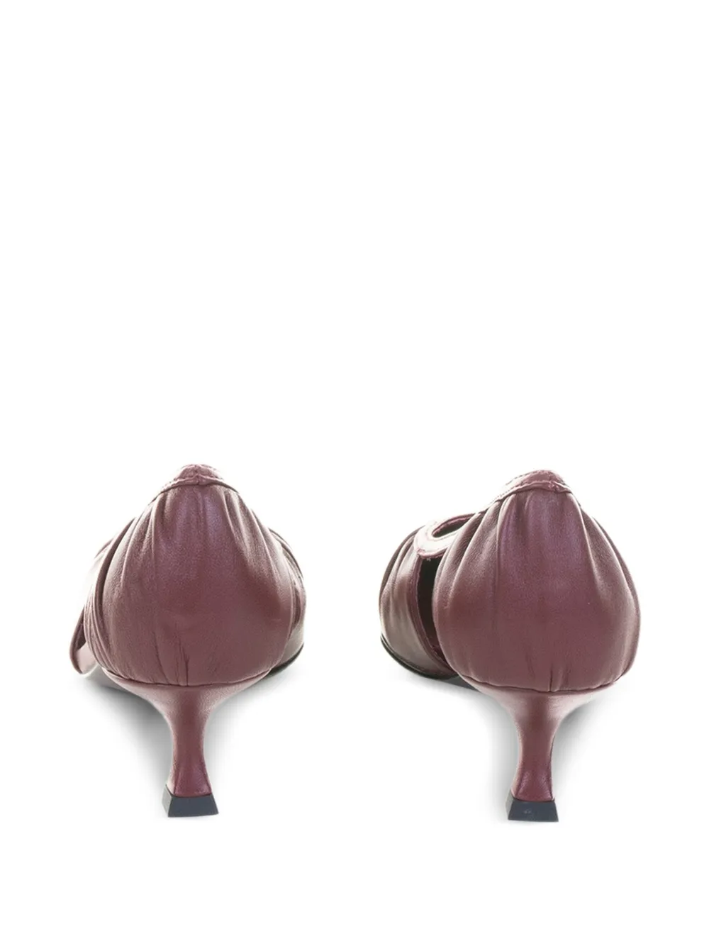 Bibi Lou Gesmockte sandalen met uitgesneden details Roze