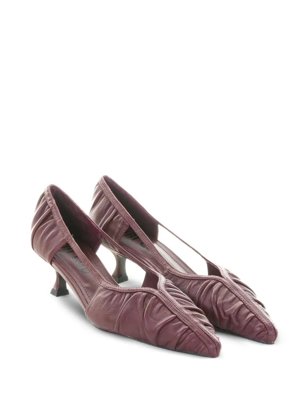 Bibi Lou Gesmockte sandalen met uitgesneden details Roze