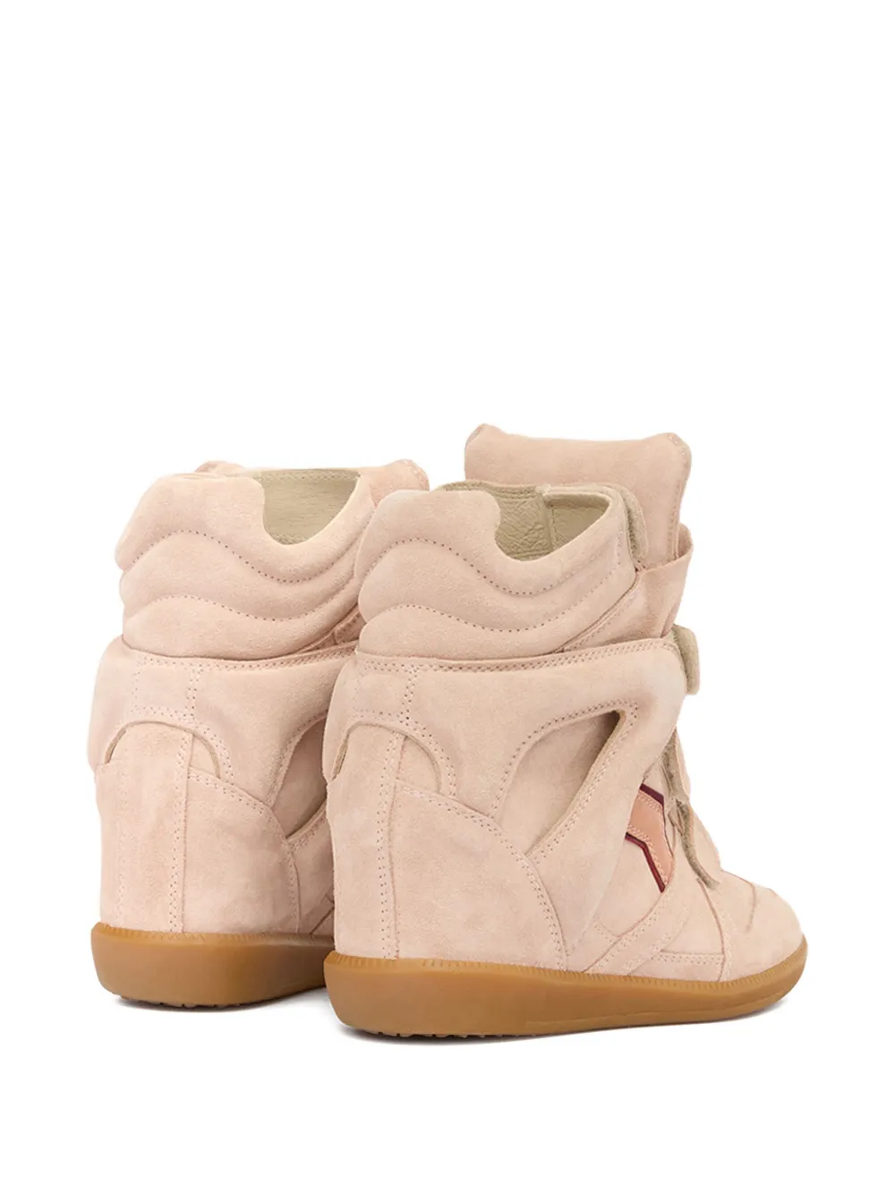 Isabel Marant 50mm Bekett Leather Sneakers In Neutral