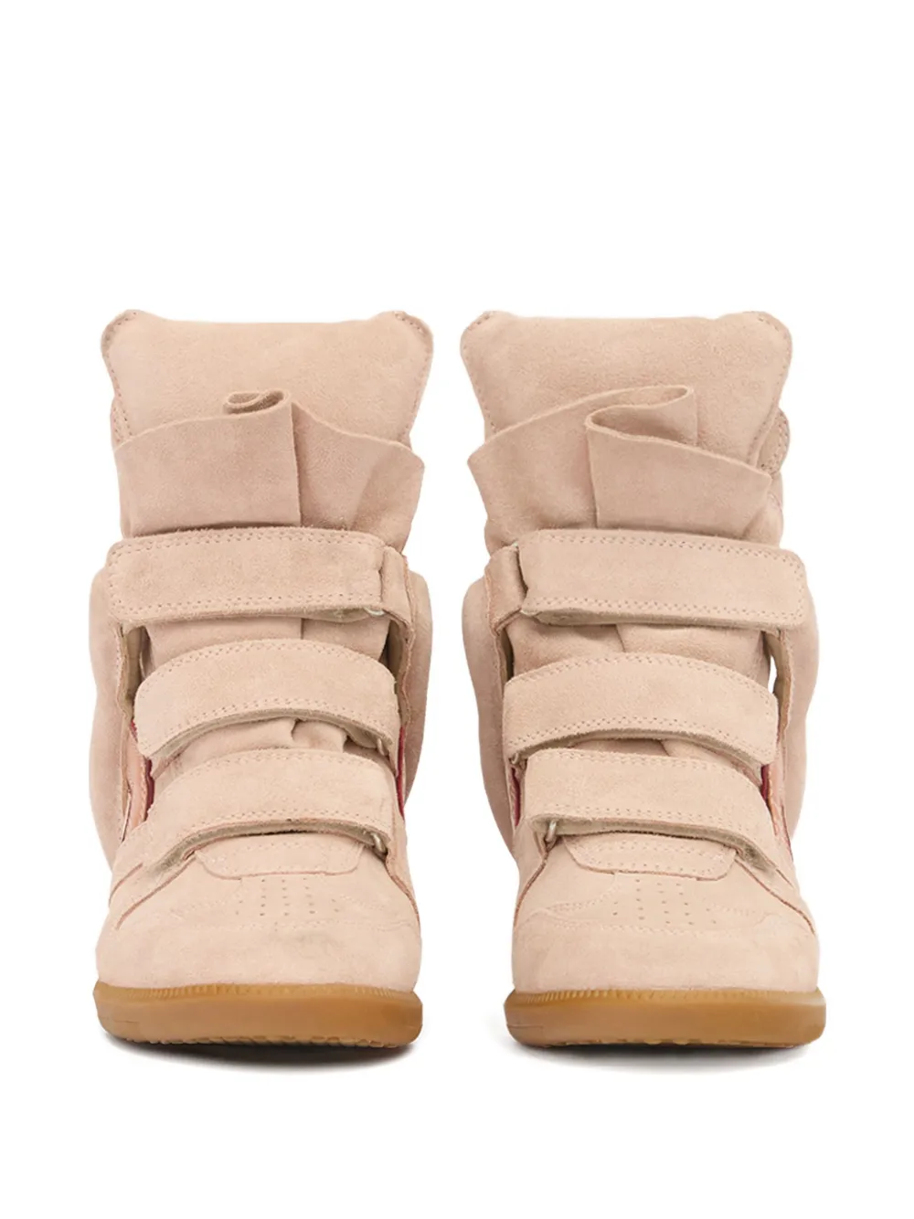 Isabel Marant 50mm Bekett Leather Sneakers In Neutral