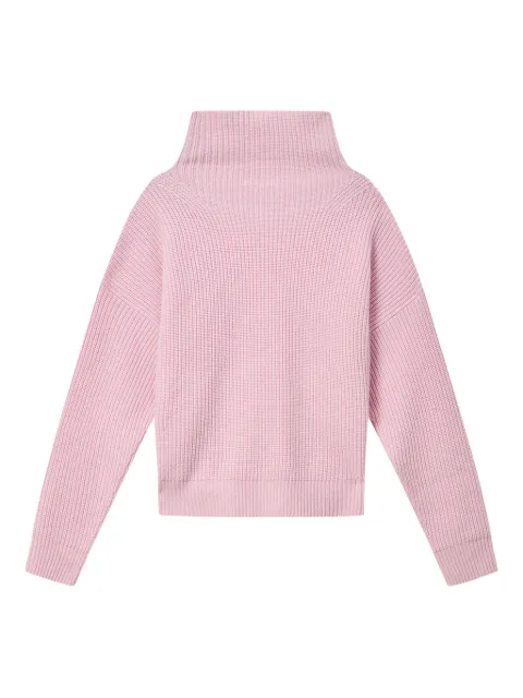 ISABEL MARANT suéter de canalé con cuello vuelto