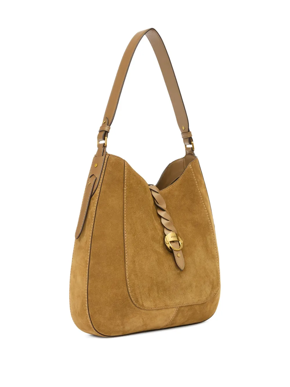 Isabel Marant Women Camel Suede Altay Shopping Bag In Brown