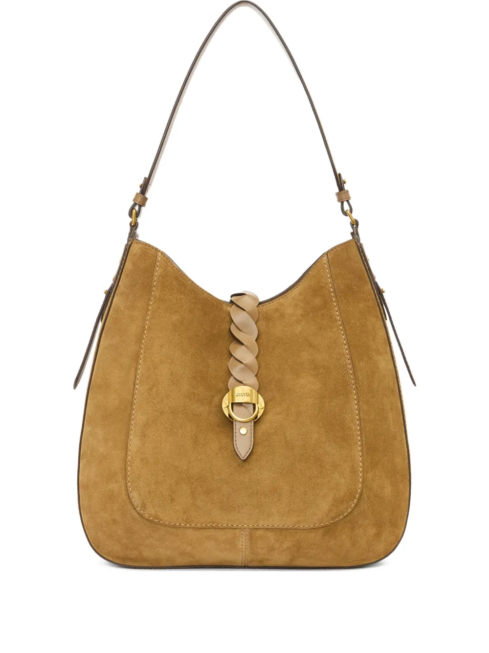 Isabel Marant Women Camel Suede Altay Shopping Bag In Brown
