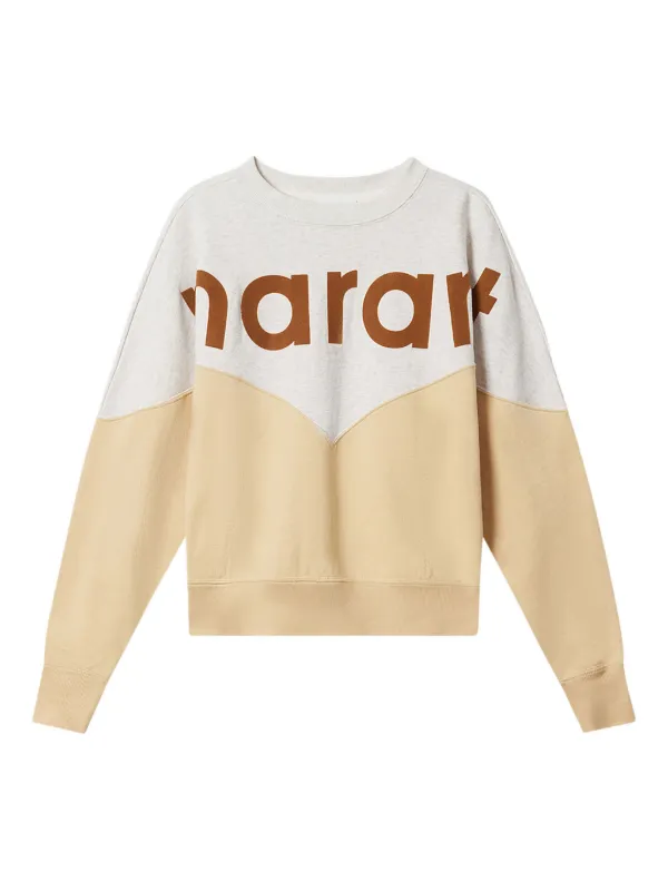 Marant Étoile Houston Colourblock Sweatshirt in Neutrals